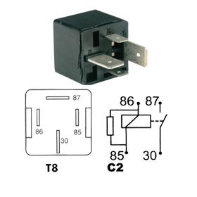 Relais 12V 70A NOS